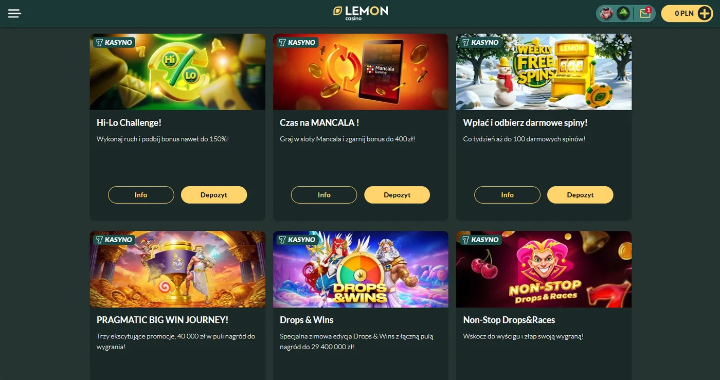 Bonusy i promocje w Lemon Casino dla graczy z Polski warunki, wymagania i aktualne typy ofert Bonusy i promocje w Lemon Casino dla graczy z Polski